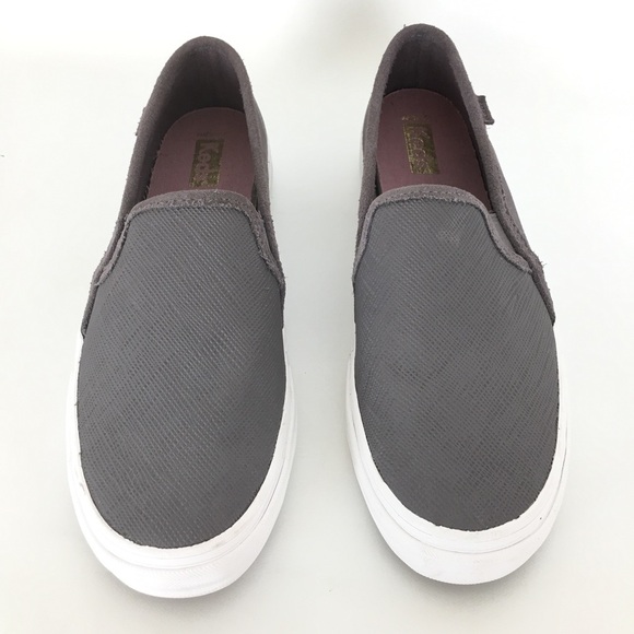 Keds Softerra Slip On Sneaker Shoes NEW Charcoal Gray Women’s Size 8 NWOT - Picture 4 of 11